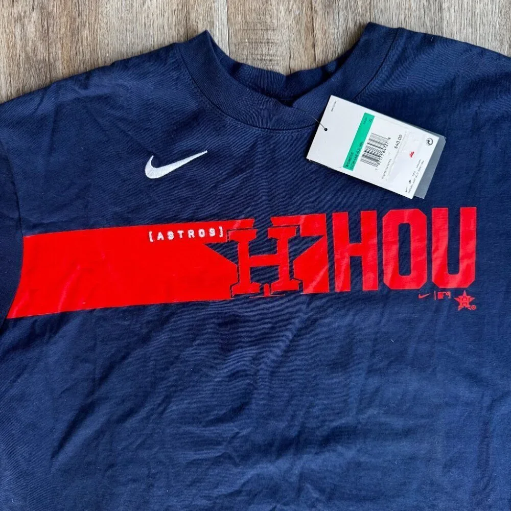 Nike Houston Astros Cropped Women's T-Shirt XL​